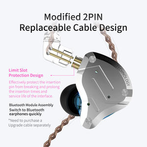 <span class=keywords><strong>KZ</strong></span>-écouteurs intra-auriculaires hybride, oreillettes de Sport, casque d'écoute ZS10 PRO <span class=keywords><strong>ZST</strong></span> AS16 AS12 AS10 C16, en métal, 4BA + 1DD, pour Sport, antibruit, nouveauté - Product Image 6