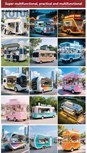 Camión de Comida Eléctrico, RV Comercial Multifuncional Personalizable para Helados y Café - Product Image 6