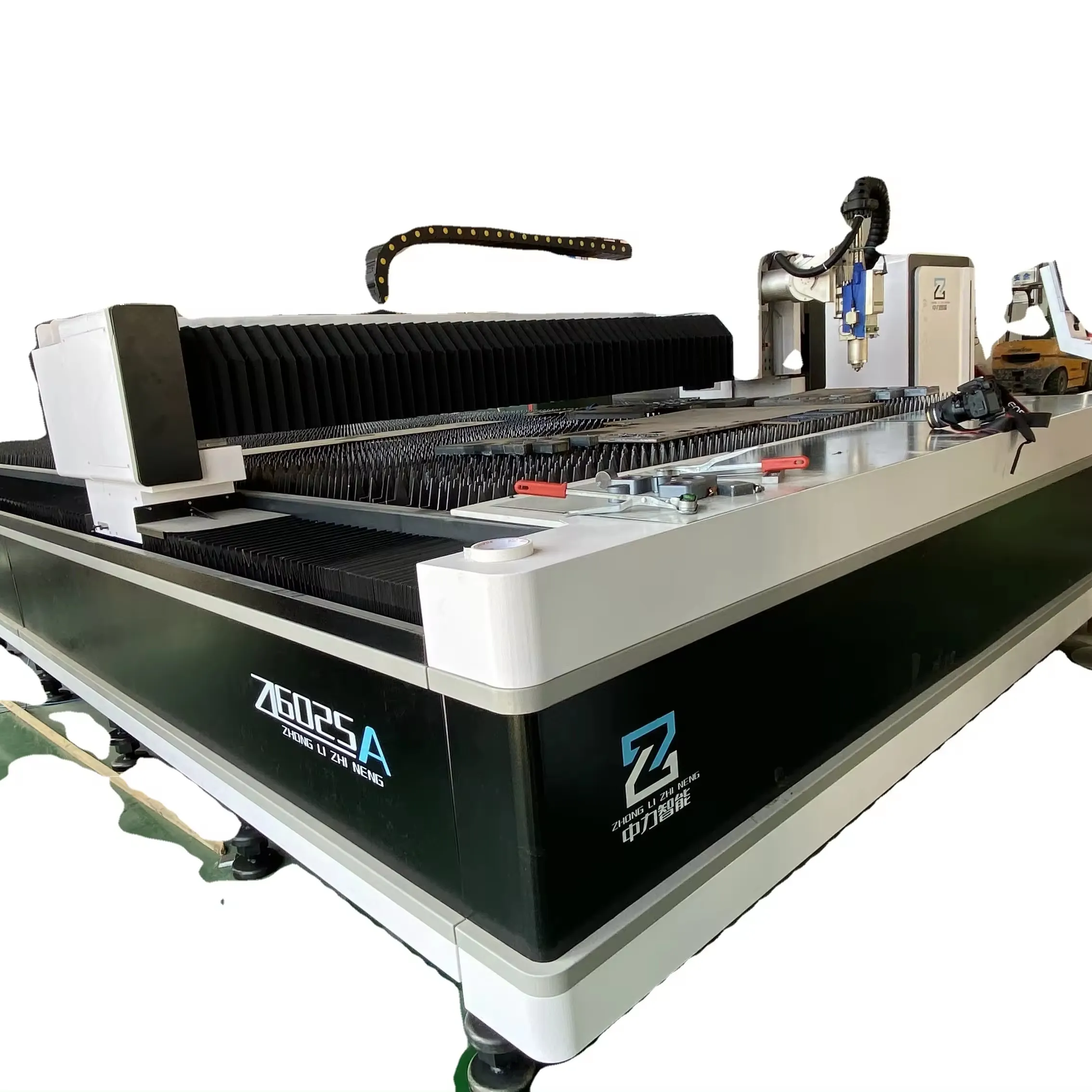Mesin pemotong Laser serat cnc, mesin pemotong Laser seri 3015 daya tinggi untuk logam lembaran baja karbon