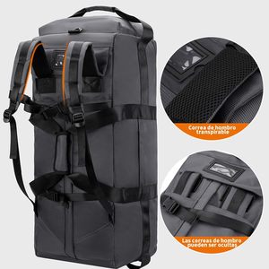 Borsa <span class=keywords><strong>da</strong></span> Viaggio <span class=keywords><strong>Grande</strong></span> con Ruote, Zaino Pieghevole con Tracolla Nascosta, Vendita all'Ingrosso - Product Image 4