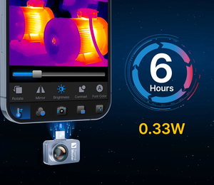 INFIRAY WIFI P2 Pro Wärmebildkamera Infrarotkamera 256x192 IR-Auflösung 2 Temp Genauigkeit 15-fach Zoom Kompatibel mit iPhone Android - Product Image 4