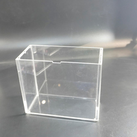 Boîte en acrylique transparente personnalisée par le fabricant, avec protection UV, avec aimants puissants