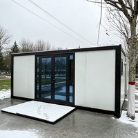 Maison conteneur moderne en structure acier 20/40 pieds, prévention de la rouille, résistance au vent, isolation phonique, utilisation hôtel/entrepôt, garantie 5 ans