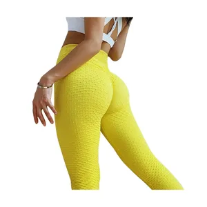 Bán Hot Tummy Kiểm Soát Eo Cao Yoga Pant Phụ Nữ Chiến Lợi Phẩm Workout Push Up Xà Cạp Bán Buôn Nữ Đàn Hồi Butt Lift Sport Vớ