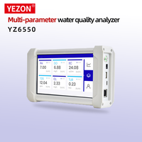 Analyseur de qualité de l'eau portable multicanal multiparamètre Yezon 6550 4-20mA RS485 compatible réseau PH ORP COD TDS Température