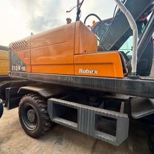Excavadoras de Ruedas Usadas Importadas Originales, Precios Bajos, Pocas Horas de Uso, Modelo 2019, 21 Toneladas, Hyundai 210w-9s, Alto Rendimiento, Superventas - Product Image 1