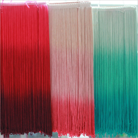 Franges en tissu à double couleur de 30 cm pour vêtements, accessoires vestimentaires et franges en rayonne pour la décoration des vêtements