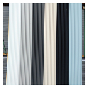 Pannelli Murali in WPC con Carbone di Bambù, Rivestimento Decorativo Interno in PVC Effetto Marmo Nero, Pannello di Sfondo per Hotel e Progetti Edili - Product Image 5
