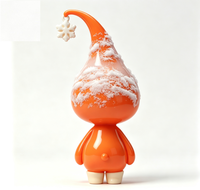 Figurine d'elfe d'hiver personnalisée, statue de dessin animé en PVC et ABS, fabrication OEM en Chine, figurine personnalisée pour la vente en gros de produits de marque