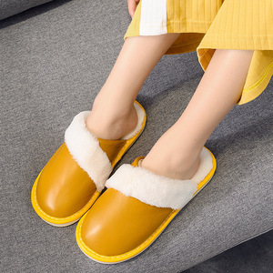 <span class=keywords><strong>Pantofole</strong></span> Antiscivolo in Peluche per Uomo e <span class=keywords><strong>Donna</strong></span>, <span class=keywords><strong>Invernali</strong></span> con Cuciture in Pelle e Pelliccia di Pecora - Product Image 5
