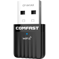 Adaptateur sans fil COMFAST AX600 sans pilote pour PC, double bande 2,4G/5G Mini carte réseau sans fil Wi-Fi Ac Dongle