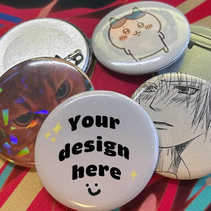 Insigne de bouton en fer blanc lenticulaire personnalisé avec nom, épingle en métal, logo, impression offset, cadeaux d'affaires, artisanat textile et tissu, vente en gros - Product Image 1