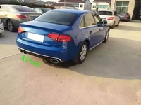 Diffuseur arrière avec sorties d'échappement pour Audi A4 B8 RS4, en plastique ABS, compatible OEM, 2008-2012