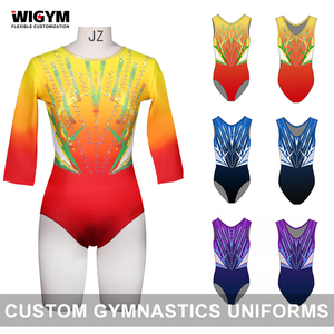 Chất lượng cao tùy chỉnh cô gái chặt chẽ Thể dục dụng cụ phù hợp với cạnh tranh chuyên nghiệp và Đào tạo Thể dục dụng cụ quần áo - Product Image 2