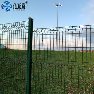 Clôture Jardins extérieurs Panneau incurvé 3D galvanisé Clôture en treillis métallique soudé pour terrain de jeu d'école de <span class=keywords><strong>jardin</strong></span> de route - Product Image 3