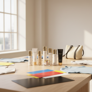 Vitrina Moderna Personalizada para Cosméticos con Iluminación LED, Exhibidor <span class=keywords><strong>de</strong></span> Perfumes <span class=keywords><strong>de</strong></span> Vidrio Ecológico, Estante para Salón <span class=keywords><strong>de</strong></span> Belleza - Product Image 5