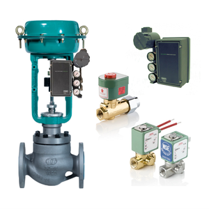 Posicionador de Válvula Electro-Neumática Fisher 3620J con Regulador Fisher y Válvula Solenoide ASCO para un Control Preciso del Flujo - Product Image 2