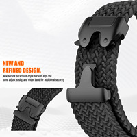 Bracelet de montre en nylon tissé élastique personnalisé Win-Win, boucle respirante en tissu, bracelet de remplacement pour Google Pixel Watch 3
