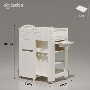 Table à <span class=keywords><strong>langer</strong></span> pour nouveau-né <span class=keywords><strong>Lit</strong></span> de bébé mobile au design moderne Meubles en plastique pour enfants - Product Image 4