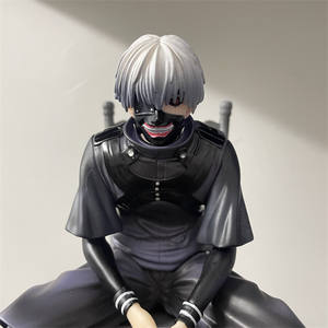 HESPER 17CM Tokyo Ghoul Figurine <span class=keywords><strong>Manga</strong></span> Anime en PVC, Nouvelle Statue de Collection Assise avec Masque Cool, Jouet Cadeau - Product Image 3