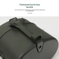 Ensemble de boîtes à lunch de style militaire gobelets en aluminium trois pièces pour l'entraînement au camping-Pot en aluminium militaire allemand grande capacité 1,7 L