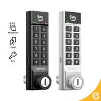 Cerradura Inteligente para Armario Metálico, Cerradura Digital con PIN y RFID para Gimnasio, Escuela, Hotel, Armario de Almacenamiento