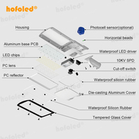 Lampadaire à capteur photocellule IP66 étanche en aluminium moulé sous pression, éclairage extérieur à intensité variable automatique du crépuscule à l'aube pour routes de ville connectées