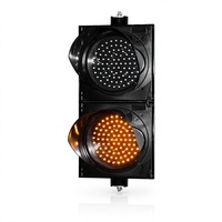 Penjual Lampu Lalu Lintas LED Bola Merah Kuning Dia.200mm(8inci) dengan Lensa Transparan