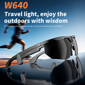 Smart <b>Glasses</b> W640 4K <b>Camera</b> Image Stabilization AI Recognition Outdoor Sports BT Music Call Recording 4GB Memory - Product Image 2