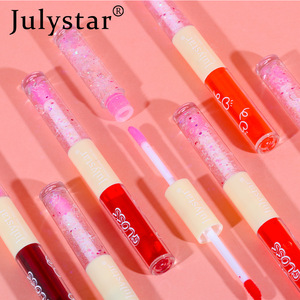 Julystar J701 042 Maquillaje Europeo Americano Transfronterizo, Brillo Labial Perlado de Doble Punta, Natural, de Larga Duración, Antiadherente - Product Image 3