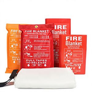 1,2m X 1,2m Brandblusserbestendige noodbranddeken van glasvezel Noodbescherming voor kamperen, thuiskeuken - Product Image 3