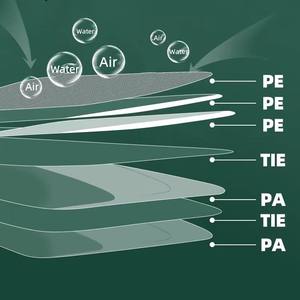 رولات أكياس تغليف بلاستيكية من النايلون مفرغة من الهواء ومزخرفة ومخصصة للبيع بالجملة، رولات أكياس منقوشة محكمة الإغلاق بالحرارة ومناسبة للمواد الغذائية - Product Image 2