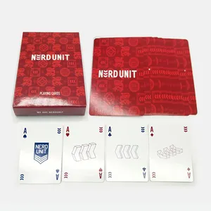 Originele Ontwerp Papier Texas Houden Em Speelkaarten Custom Fabricage Milieuvriendelijke Papier Poker Play Card