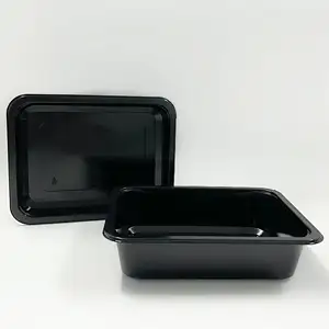 Disposable PP/EVOH/PE heat sealing FOOD TRAY MAP Vacuum Forming Plastic meat tray