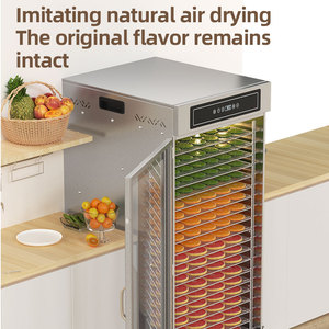 Máy sấy thực phẩm công nghiệp 20 khay, dung tích lớn, dùng để sấy trái cây, ớt, rau củ, đang bán. - Product Image 5
