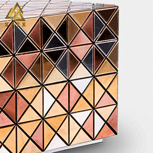 Luz de lujo Villa Dormitorio Mesita de noche Muebles de diseño Concord de diseño portugués Pixel Mesita de noche con dos cajones - Product Image 4