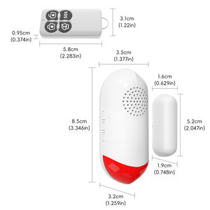 SMARS ECUR Neuestes Design Diebstahls icherung Tür-/Fenster magnet detektor Drahtloser Tür-und Fenster <span class=keywords><strong>alarm</strong></span> - Product Image 4