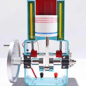Мини-модель бензинового двигателя, физический эксперимент с ходом, обучающая демонстрация принципа работы, модель двигателя, набор для науки - Product Image 3