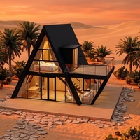 Villa Modulaire de Luxe S900 en Forme de A pour Hôtel, Résidence de Vacances et Communauté Éco-Responsable Moderne