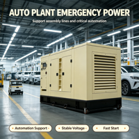 Nouveaux groupes électrogènes diesel silencieux, groupe électrogène de secours avec conception économique, sortie triphasée pour centre de données