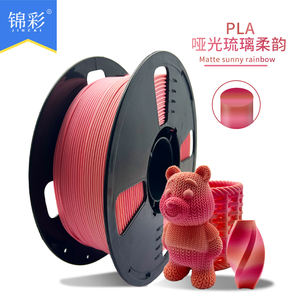 Filamento para Impresora 3D Jinccai PLA-Matte Series, 1 kg, 1.75 mm +/- 0.02 mm, Alta Calidad, Color Vibrante, Degradado Mate Multicolor, 100% - Product Image 2