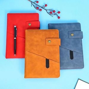 Vente en gros de cahiers personnalisés en cuir PU A5, couverture rigide, logo personnalisé, cahiers en cuir pour étudiants, école - Product Image 1