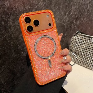 เคสโทรศัพท์แม่เหล็กขอบเพชรเคลือบไฟฟ้าสำหรับ iPhone 17 Pro Max, ช่องตัดที่แม่นยำ, ดีไซน์ดาวระยิบระยับสุดอินเทรนด์สำหรับรุ่น 13/16 - Product Image 6