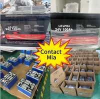 Batterie LiFePO4 24V 100Ah à cycle long pour système solaire domestique