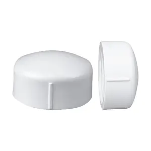 pvc pipe threaded fittings female plastic pipe end cap t8 end caps