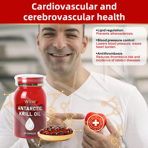 Capsules d'huile de krill WXW Stock, compléments nutritionnels riches en oméga 3, renforcent l'immunité, soutiennent la santé cardiaque - Product Image 4