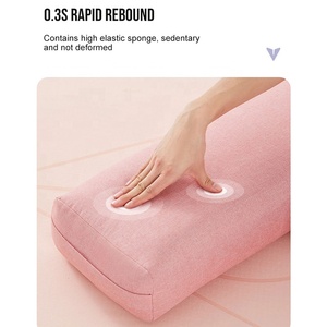 Coussin de <span class=keywords><strong>yoga</strong></span> rectangulaire en microfibre avec rembourrage en coton, grande taille, OEM/ODM, vente chaude, Jinlangte - Product Image 4