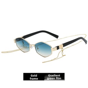 <span class=keywords><strong>2026</strong></span>年トレンドパンク高級デザイナーズサングラスUV400シェードカスタムロゴファッション高品質メタルサングラス女性用 - Product Image 6