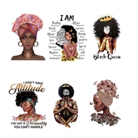 Más de 100 estilos Black History DTF Transfer Iron on Transfer My RootsHeat Transfer Pegatinas personalizadas Dtf Screen Printed Decal
