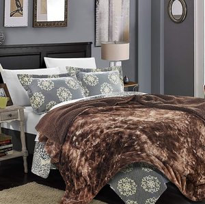 <span class=keywords><strong>Couverture</strong></span> en <span class=keywords><strong>fausse</strong></span> <span class=keywords><strong>fourrure</strong></span>, plaid doux, Super doux, double couche, luxe - Product Image 2